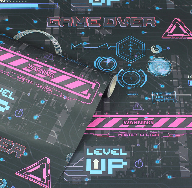 Casper Pink by Arthouse Gamer Wallpaper – Brewster Home Fashions AH923803