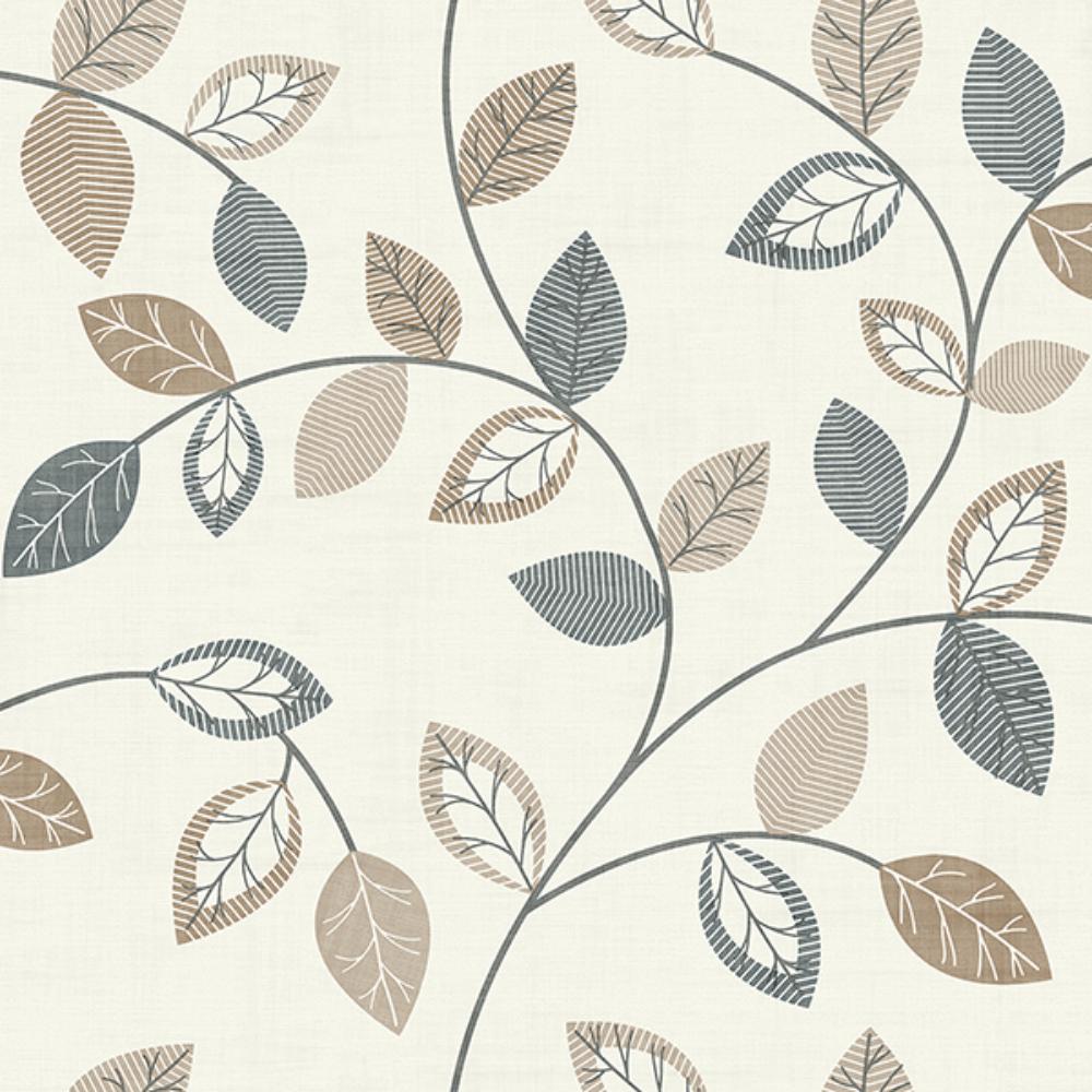 Sylvie Neutral Leaf Trail Wallpaper – Arthouse