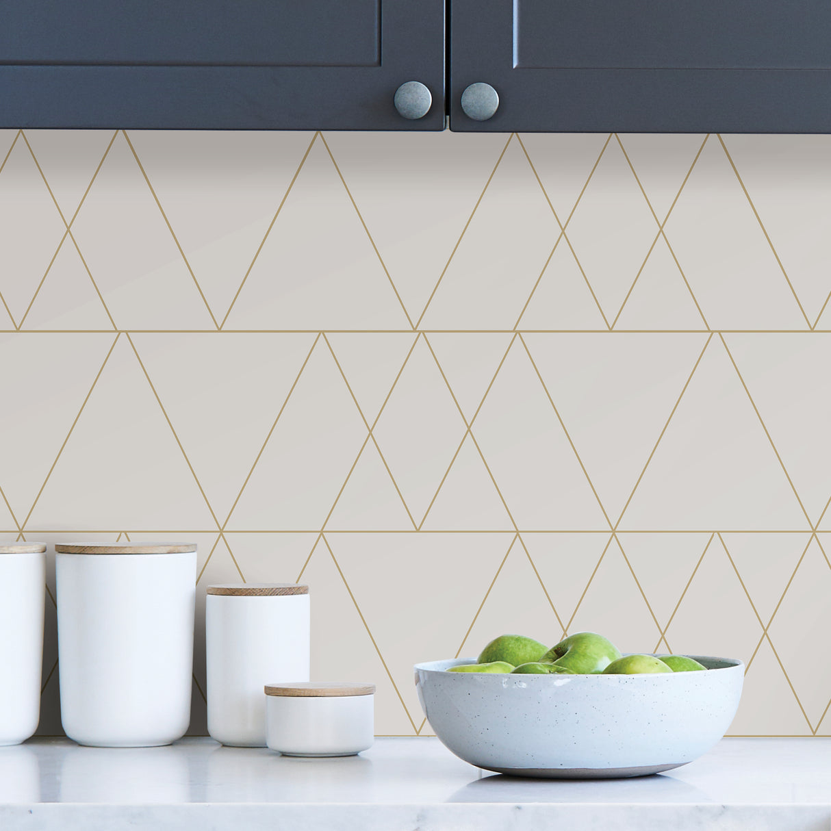 Trillions Gold by InHome WallPops Peel and Stick Wallpaper Roll 20.5 in Wide by 18 ft Long Straight Match Coverage About 30.8 sq ft - ARW4239