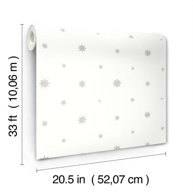Henry Stone Starburst Wallpaper with Modern Stars & Outer Space Motif - A-Street Prints AST4350