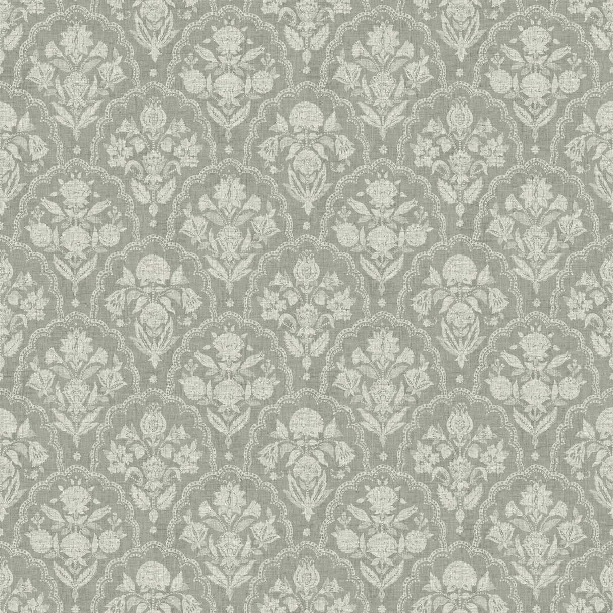 Frances Moss Fishscale Wallpaper in Moss by A-Street Prints