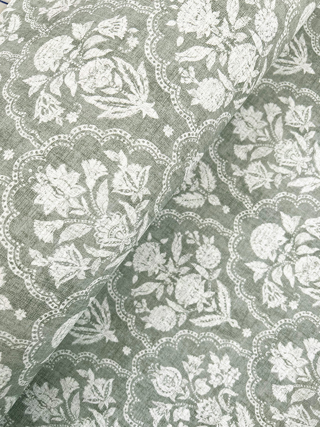 Frances Moss Fishscale by Erin Gates Botanical Wallpaper – A-Street Prints AST6353