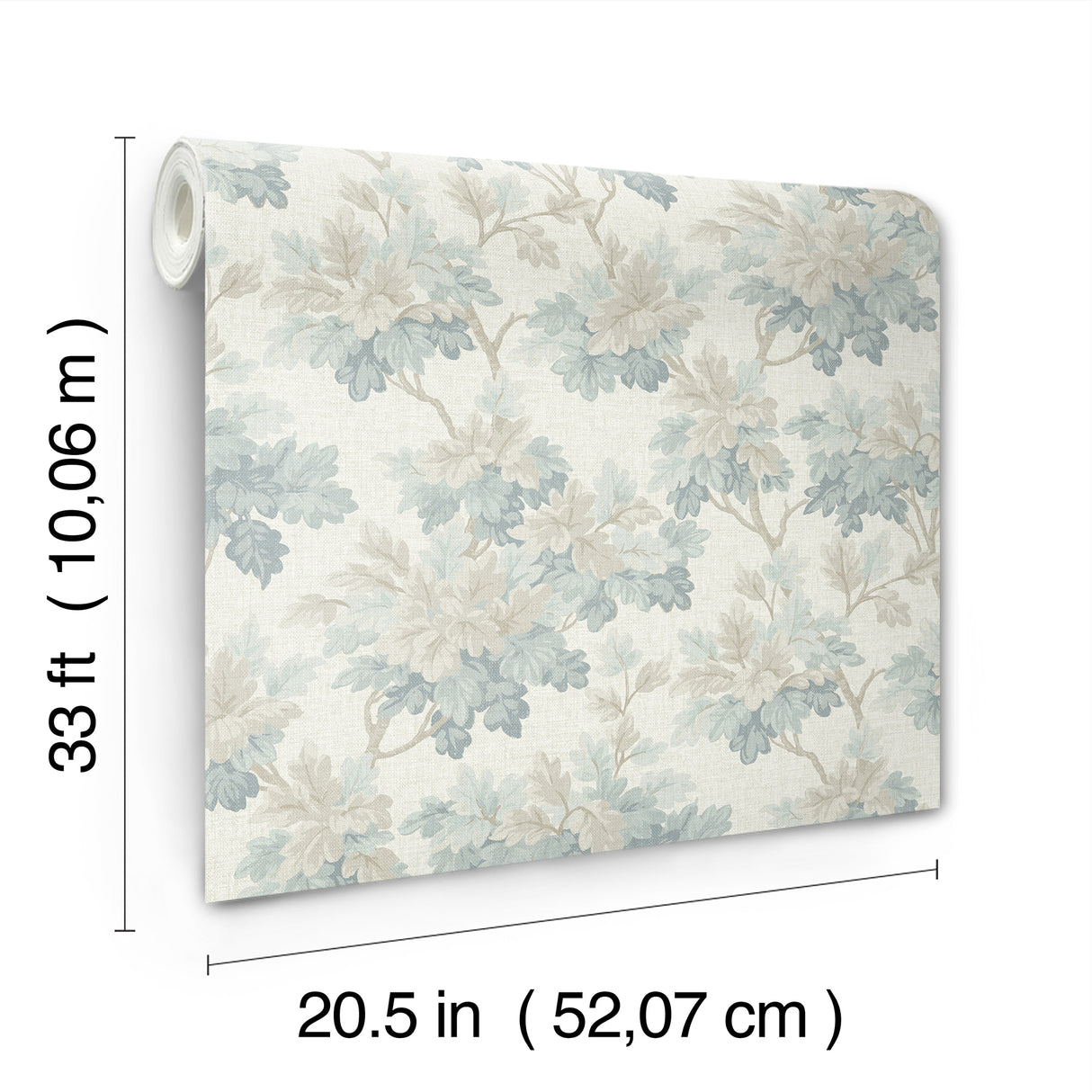 Oakcliff Blue by Erin Gates Leaf Trail Non Woven Wallpaper – A-Street Prints AST6354