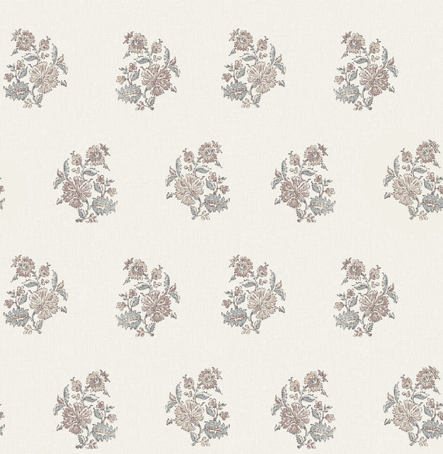 Overbrook Plum Bouquet Toss Wallpaper – A-Street Prints AST6358
