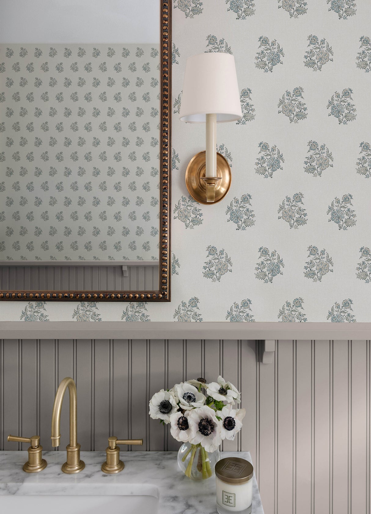 Overbrook Sage by Erin Gates Bouquet Toss Wallpaper – A-Street Prints AST6359