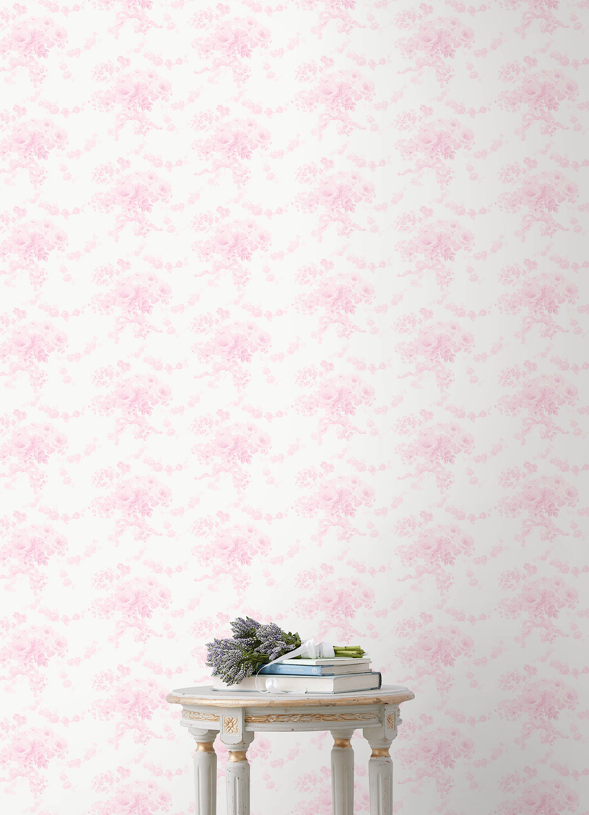 Champagne Harbor Pink Dream by LoveShackFancy Botanical Floral Wallpaper – A-Street Prints AST6445-Sample