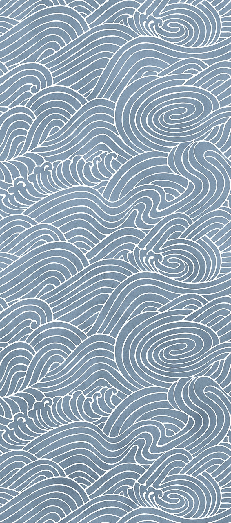 Waves Ocean Blue Wall Mural with Coastal Graphics Pattern - A-Street Prints ASTM5041