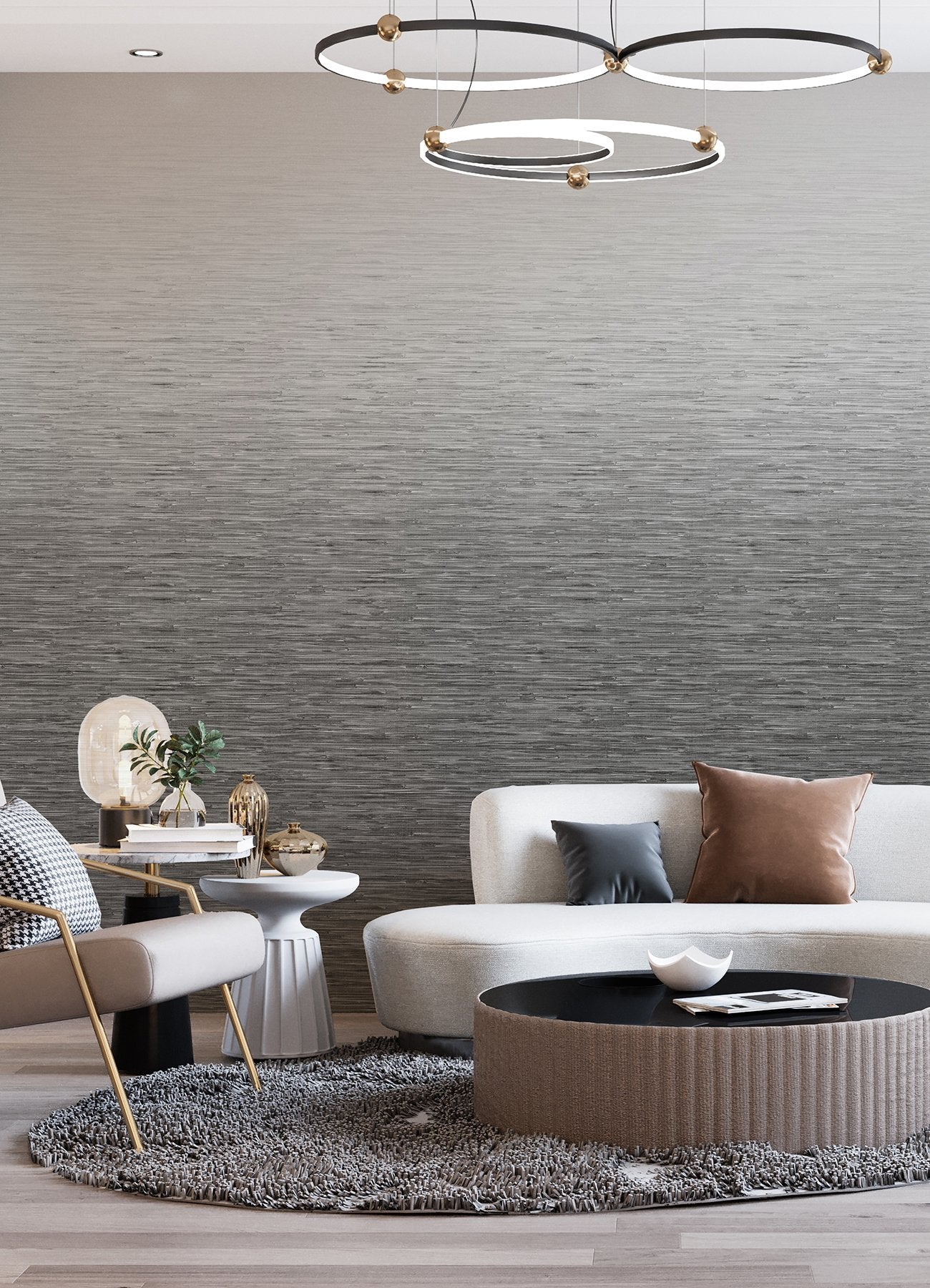 Mist Light Grey Ombre Wall Mural - A-Street Prints ASTM5045