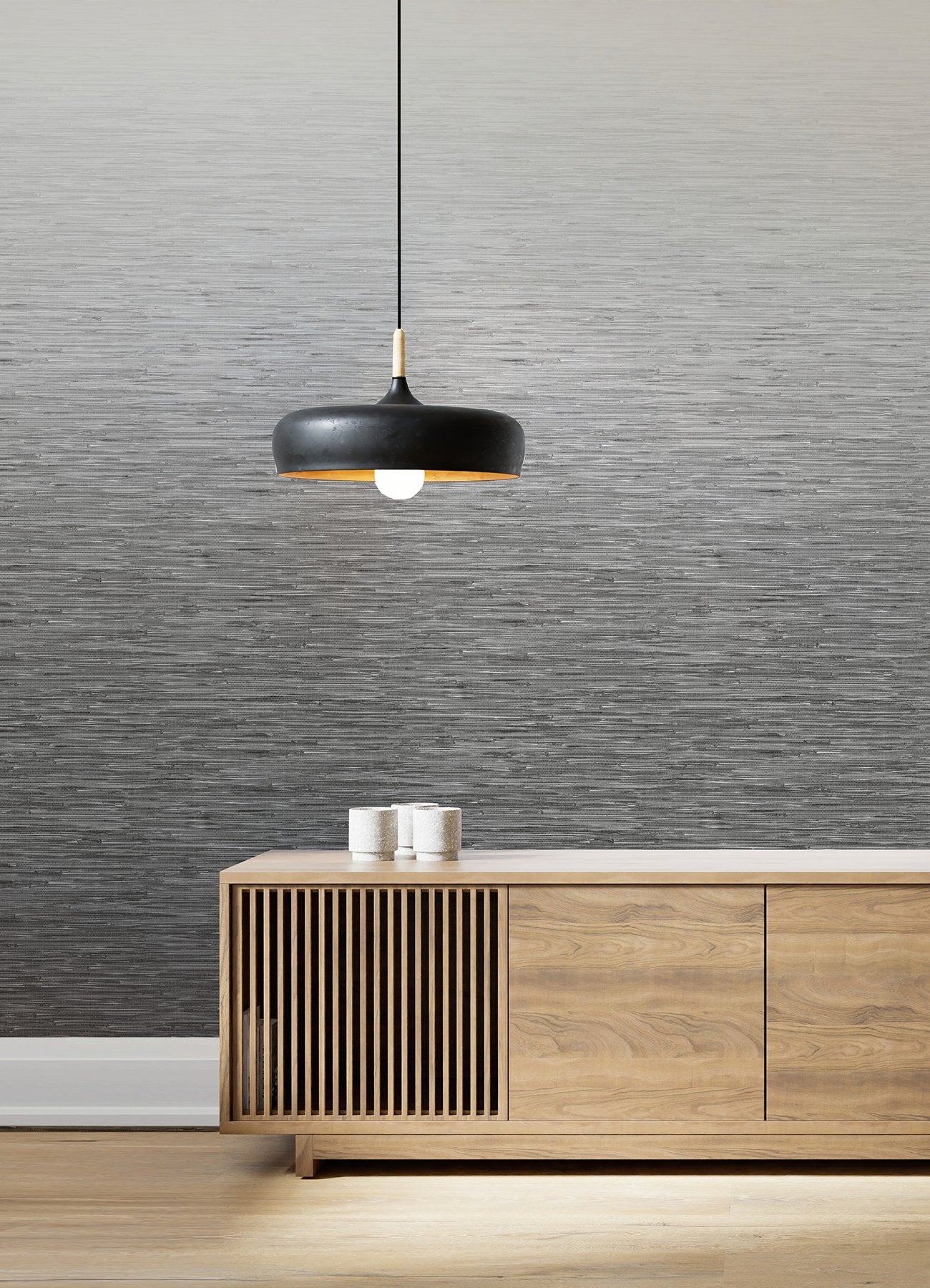 Mist Light Grey Ombre Wall Mural - A-Street Prints ASTM5045