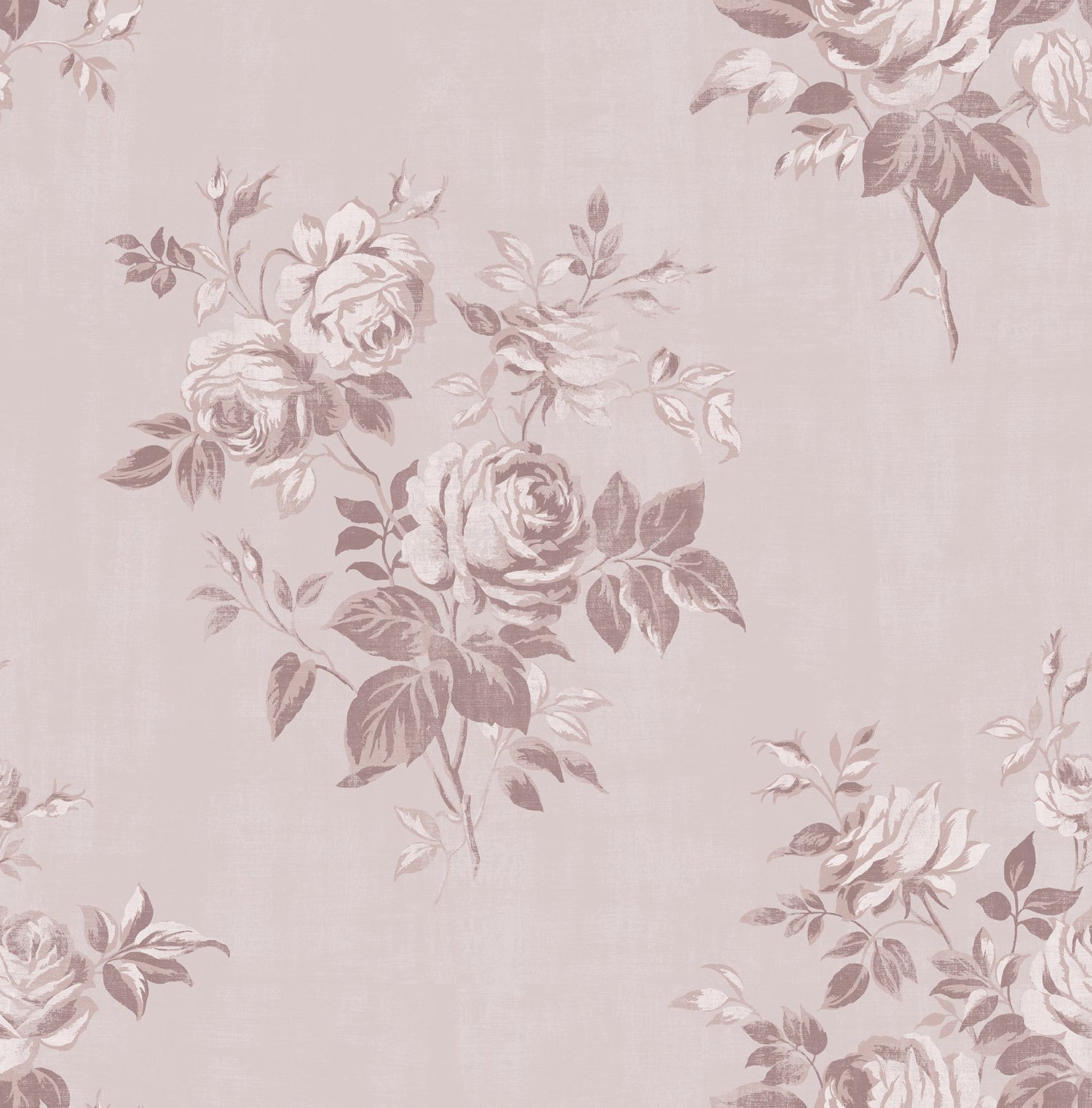 Rosecliff Floral Blush Peel & Stick Wallpaper