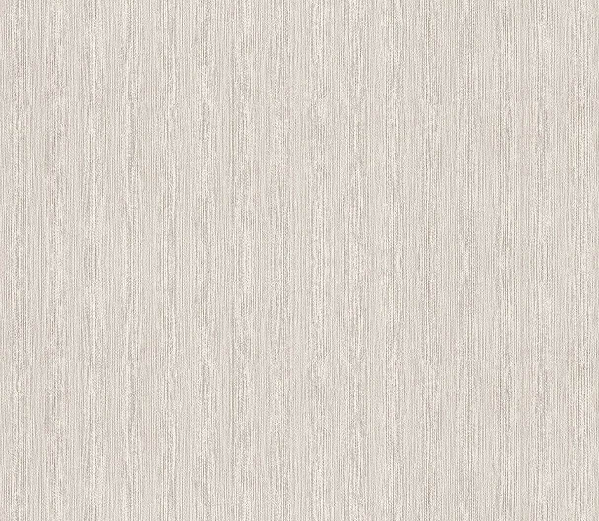 Advantage Sunshower Dove Stria Wallpaper swatch in neutral dove color with fine vertical stria texture