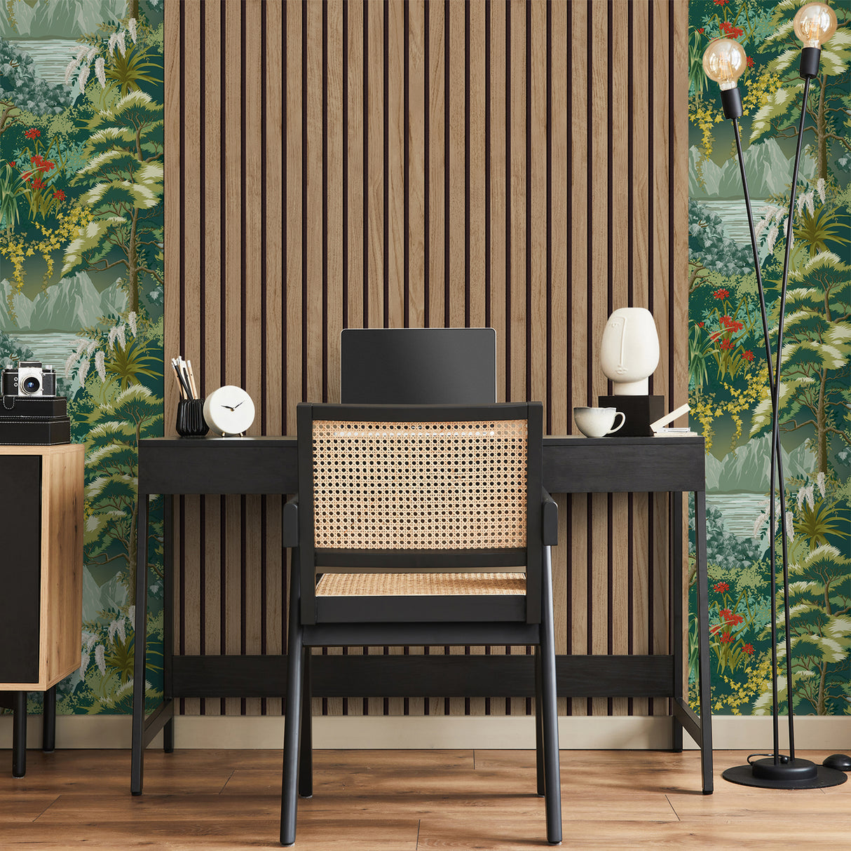 Panacea Brown by Belgravia Decor Wood Wallpaper – Brewster Home Fashions BG1157