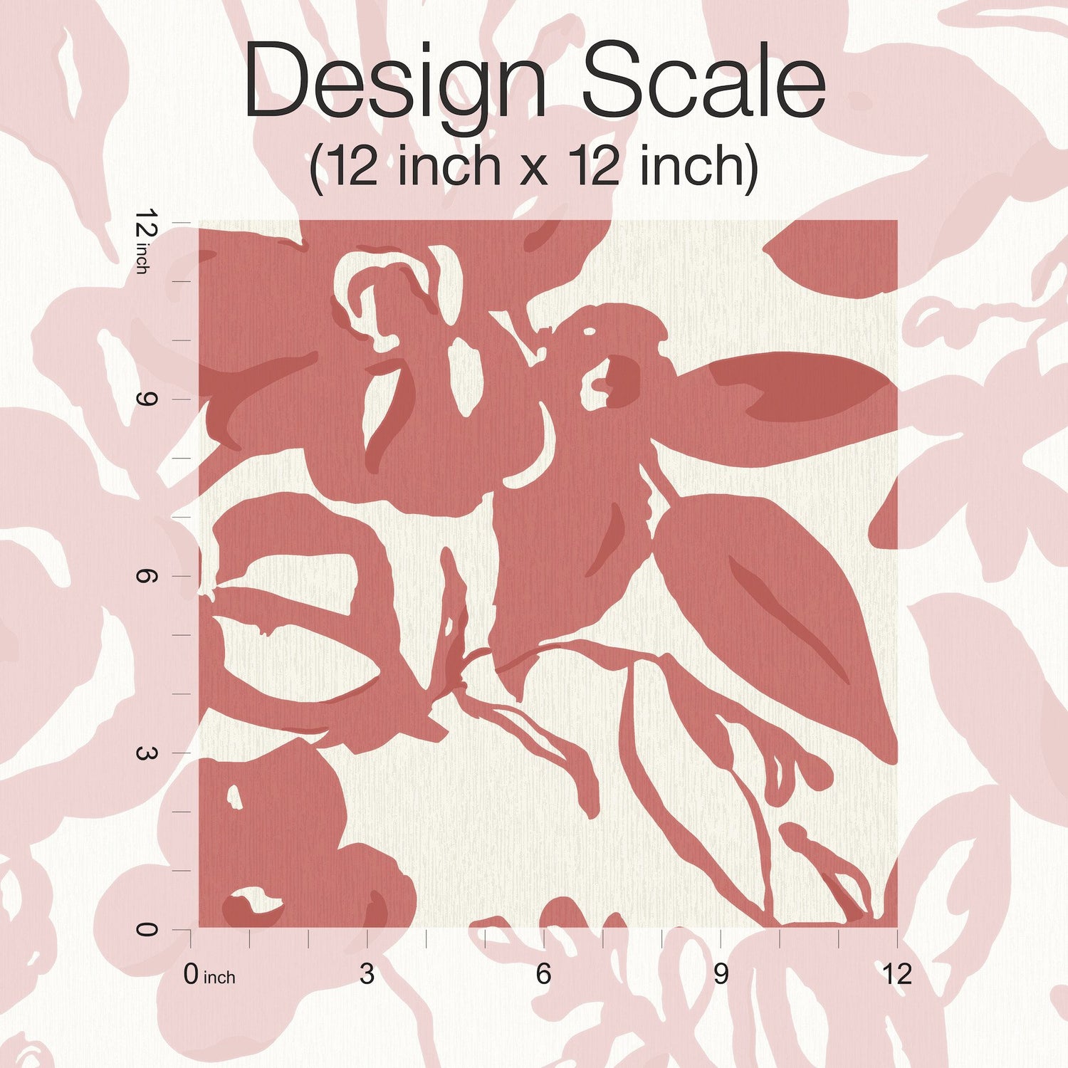 Brushstroke Floral Coral Non Woven Wallpaper with Bohemian Painterly Floral - York BL1731