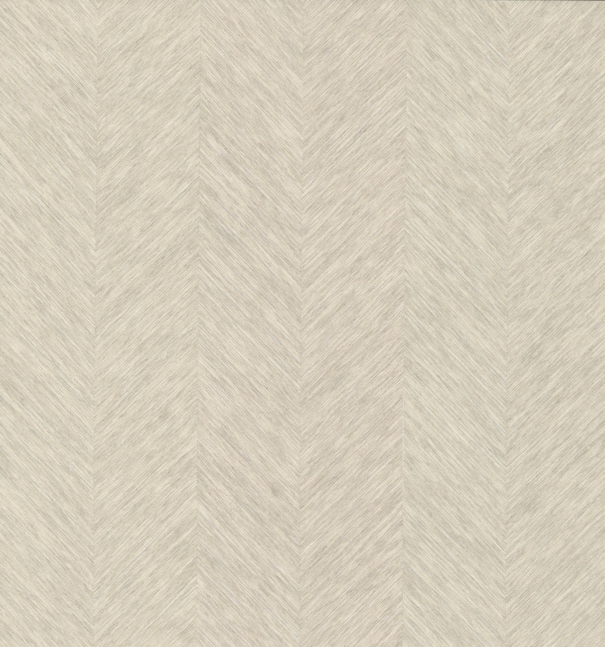Metallic Chevron Cream Wallpaper with Bohemian Chevron Pattern, Non Woven Unpasted - York BO6607