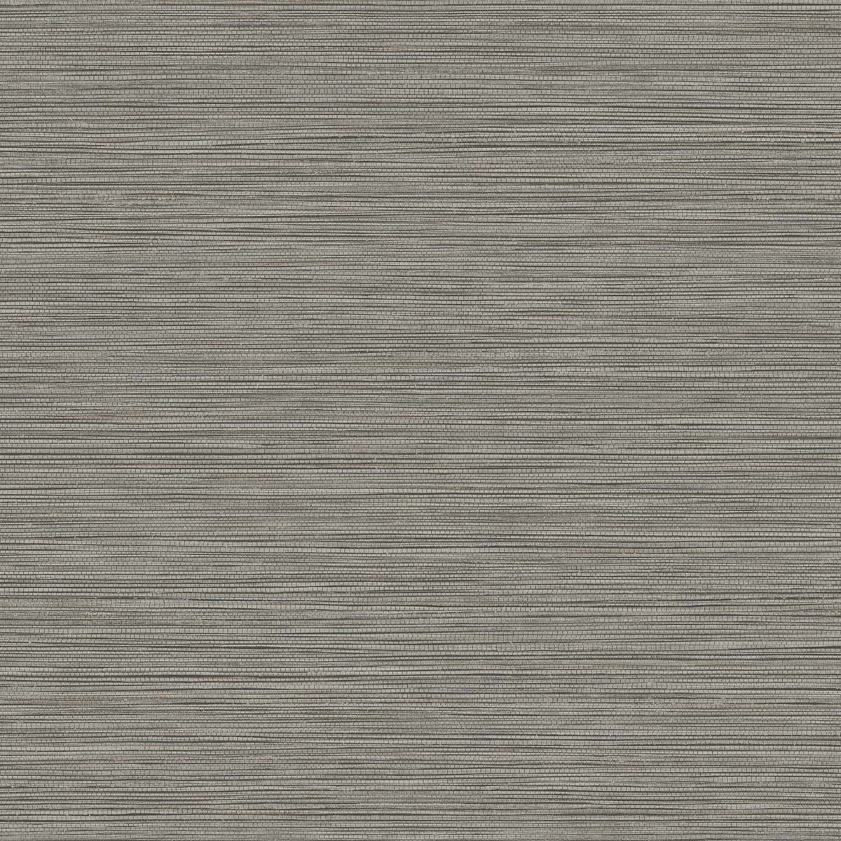 Grasslands Charcoal by Texture Gallery Faux Grasscloth Wallpaper – Seabrook Designs BV30100-Sample