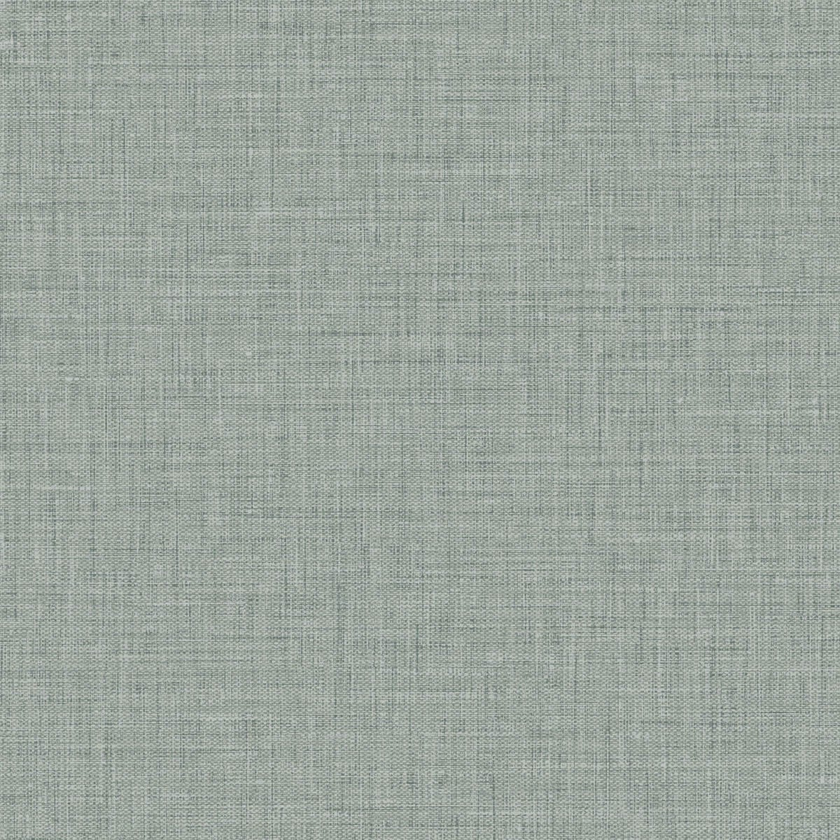 Easy Linen wallpaper in Powder Blue with a subtle woven linen texture