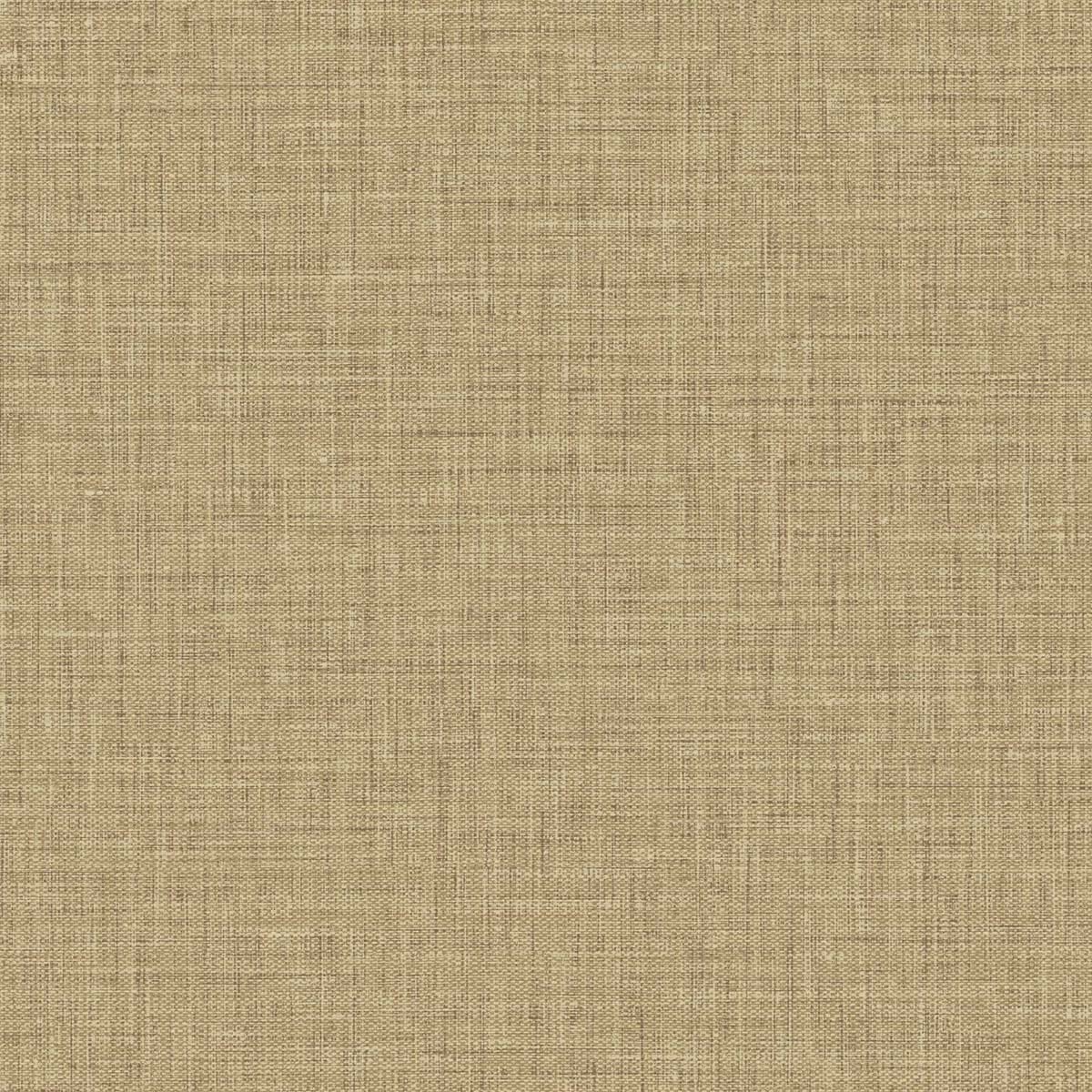 Easy Linen wallpaper in Driftwood (beige/tan linen texture)