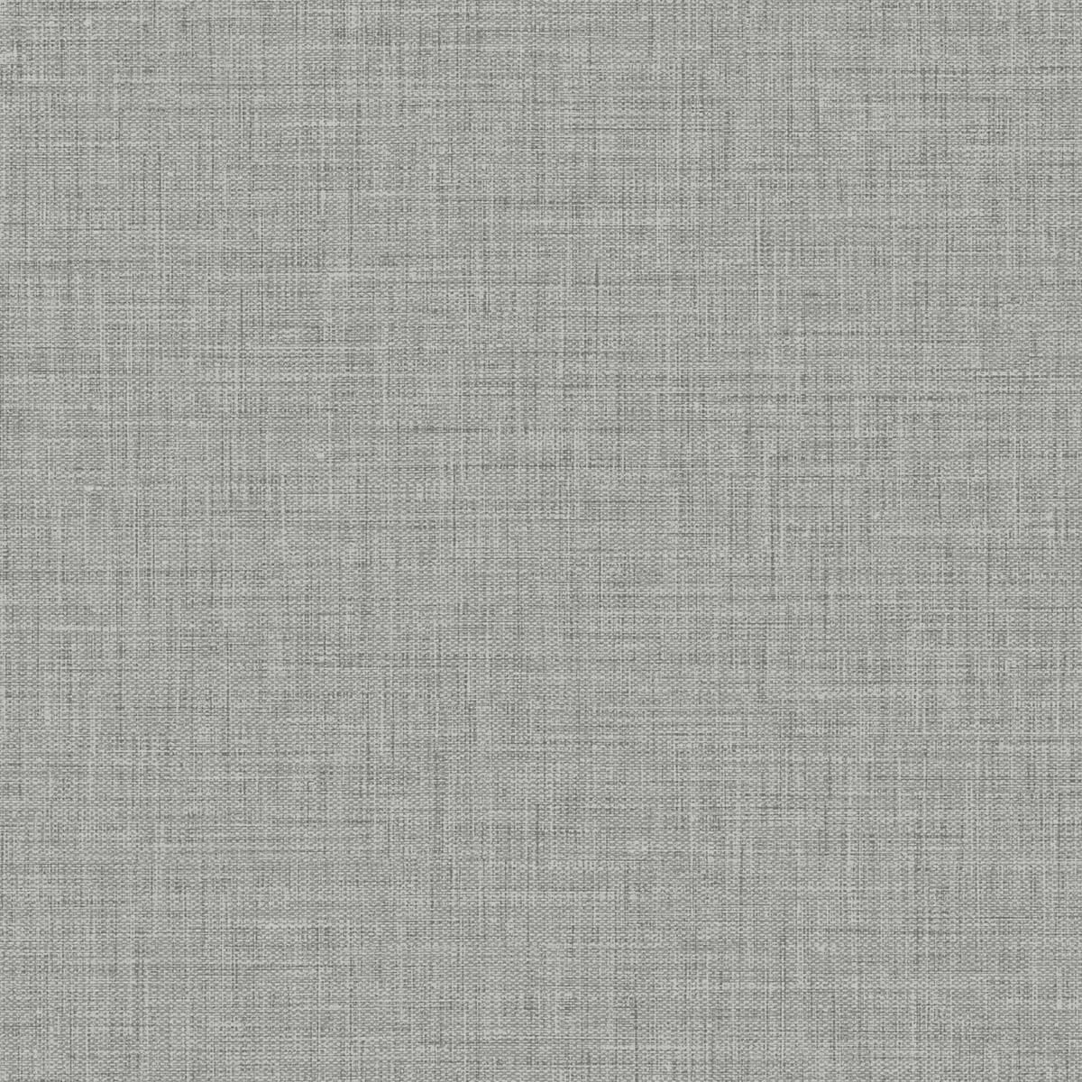 Cliffside grey linen-look textured vinyl wallpaper