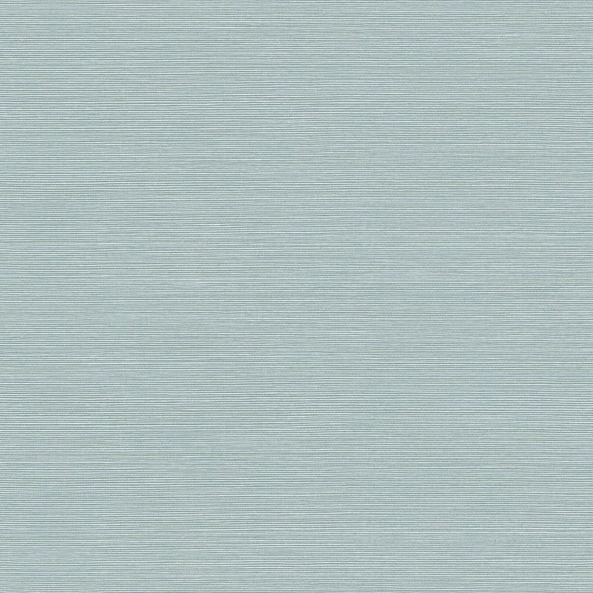 Coastal Hemp wallpaper in Bridgewater, a light blue faux grasscloth texture with a matte finish.