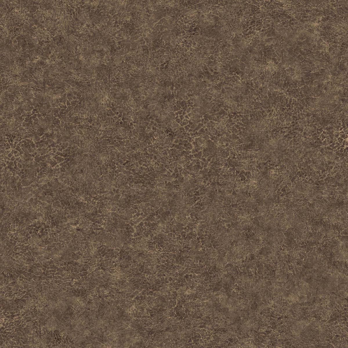 Roma Leather faux leather texture wallpaper in mahogany brown
