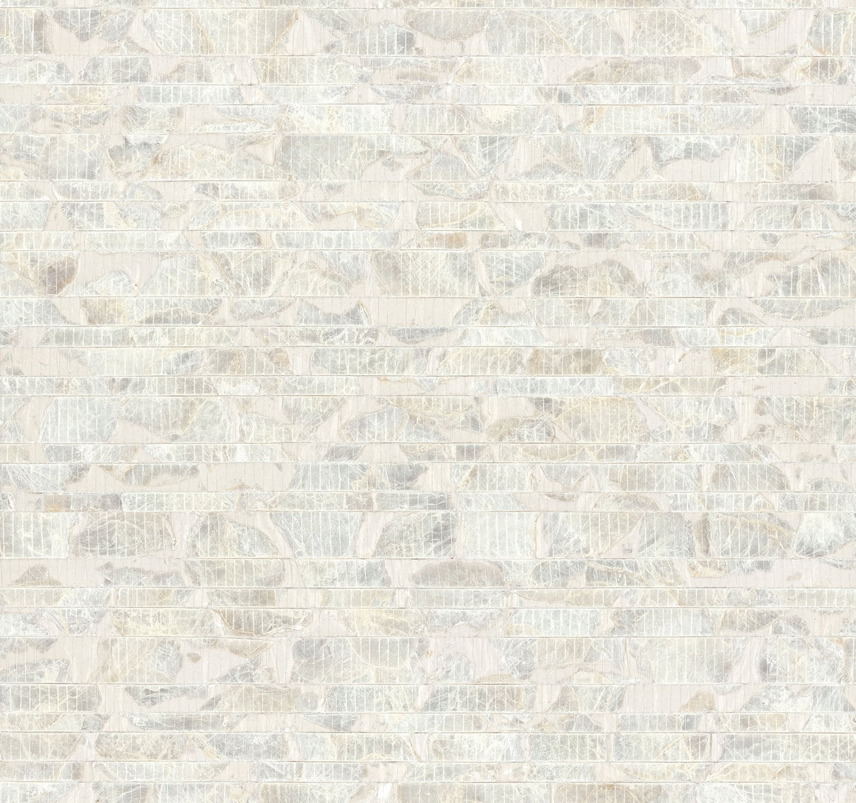 Capiz Offering White Pearl Wallpaper with Capiz Shell Mosaic on Non Woven - York CC1202SAM