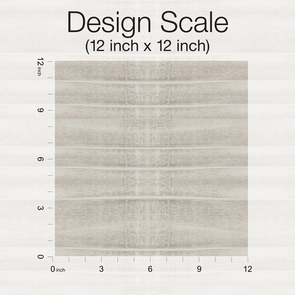 Grey Stone Brown Wallpaper with Geometric Horizontal Pleated Linen Effect - York CC1264