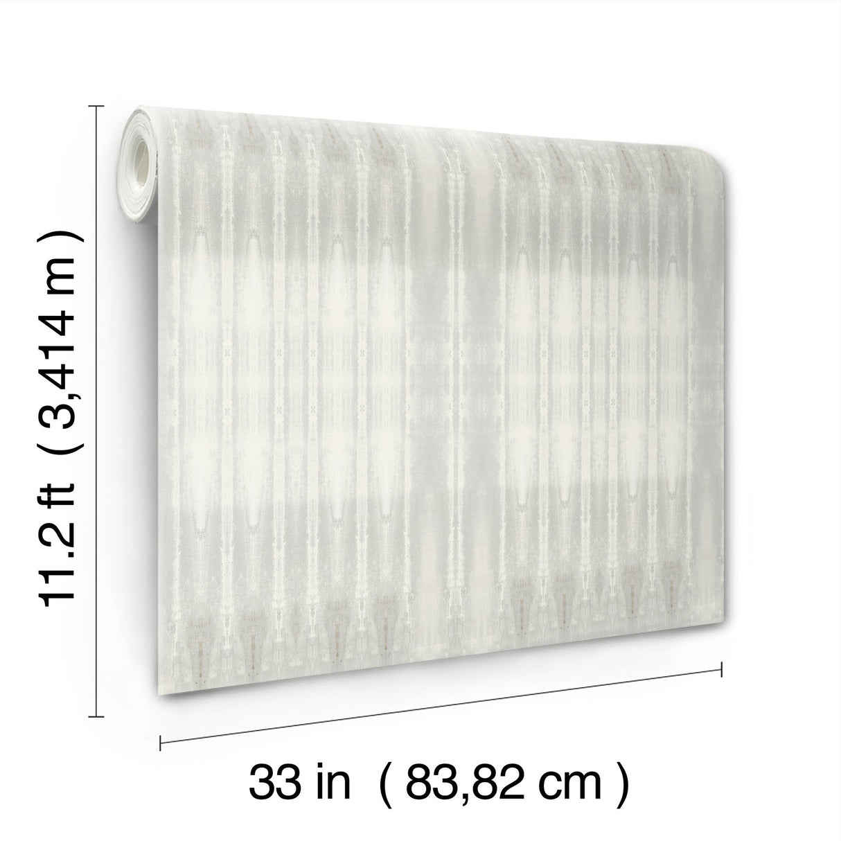 Dune Natural Wall Mural with Geometric Abstract Pattern on Sisal Grasscloth - York CC1312
