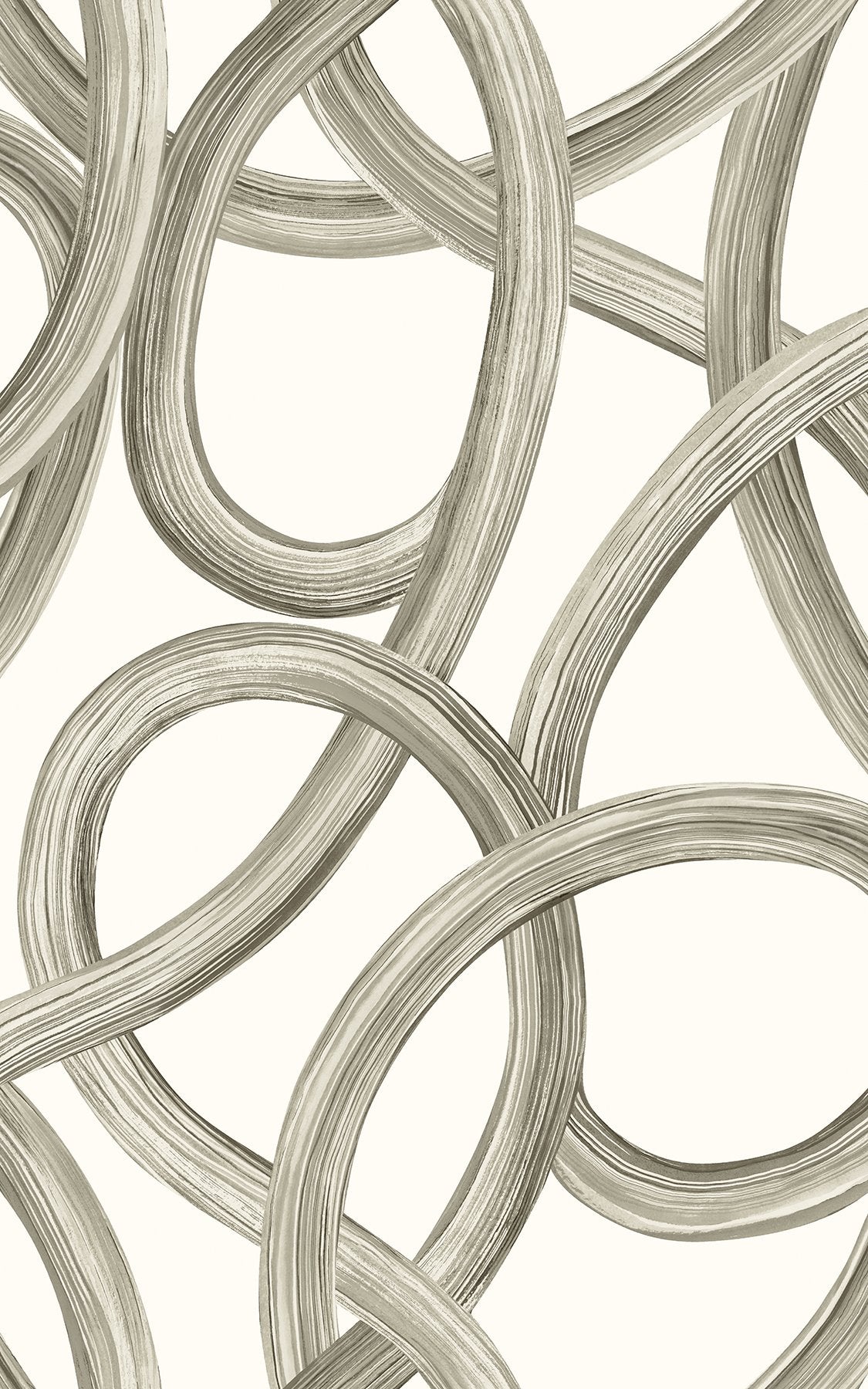 Calix White Twisted Geo Wallpaper with Abstract Feature Wall Style - CEP50127W