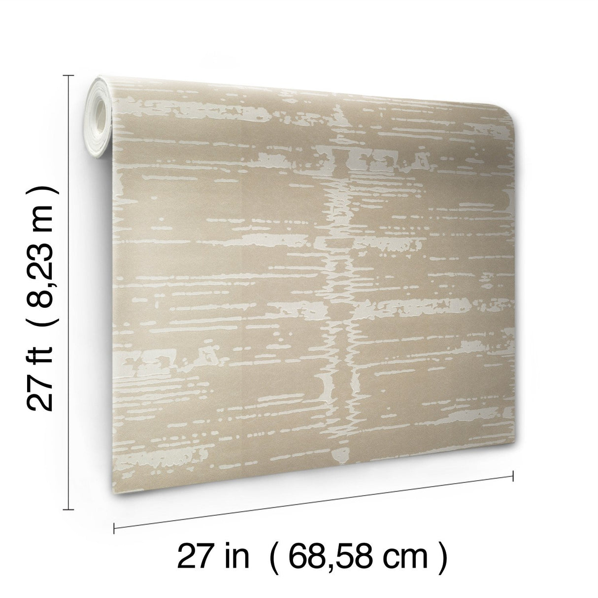 Velveteen Gold & Neutral Textured Flocked Wallpaper - York CI2311