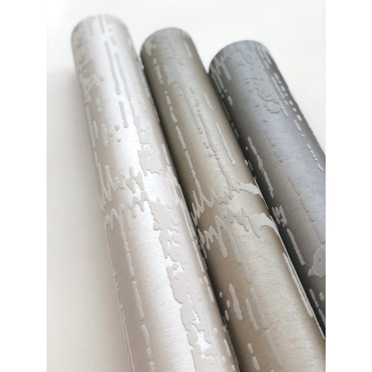 Velveteen Grey & Neutral Textured Flocked Wallpaper - York CI2313