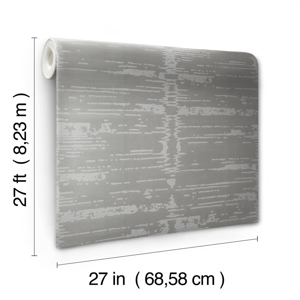 Velveteen Grey & Neutral Textured Flocked Wallpaper - York CI2313