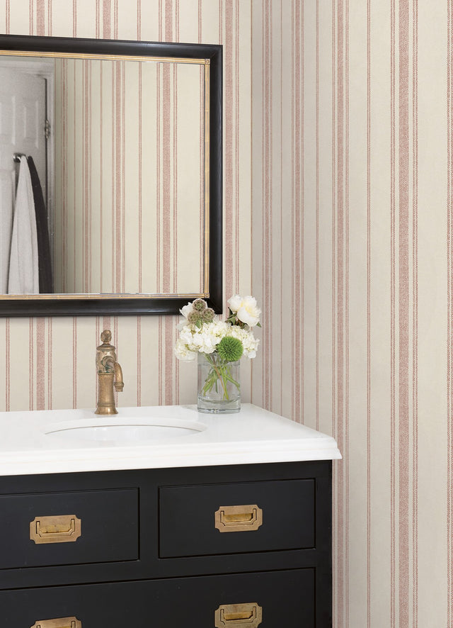 Alcott Claret Peel & Stick Wallpaper