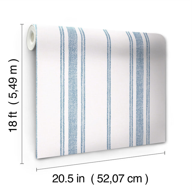 Alcott Sapphire Peel & Stick Wallpaper