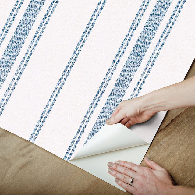 Alcott Sapphire Peel & Stick Wallpaper