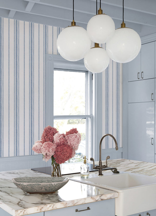 Alcott Sapphire Peel & Stick Wallpaper