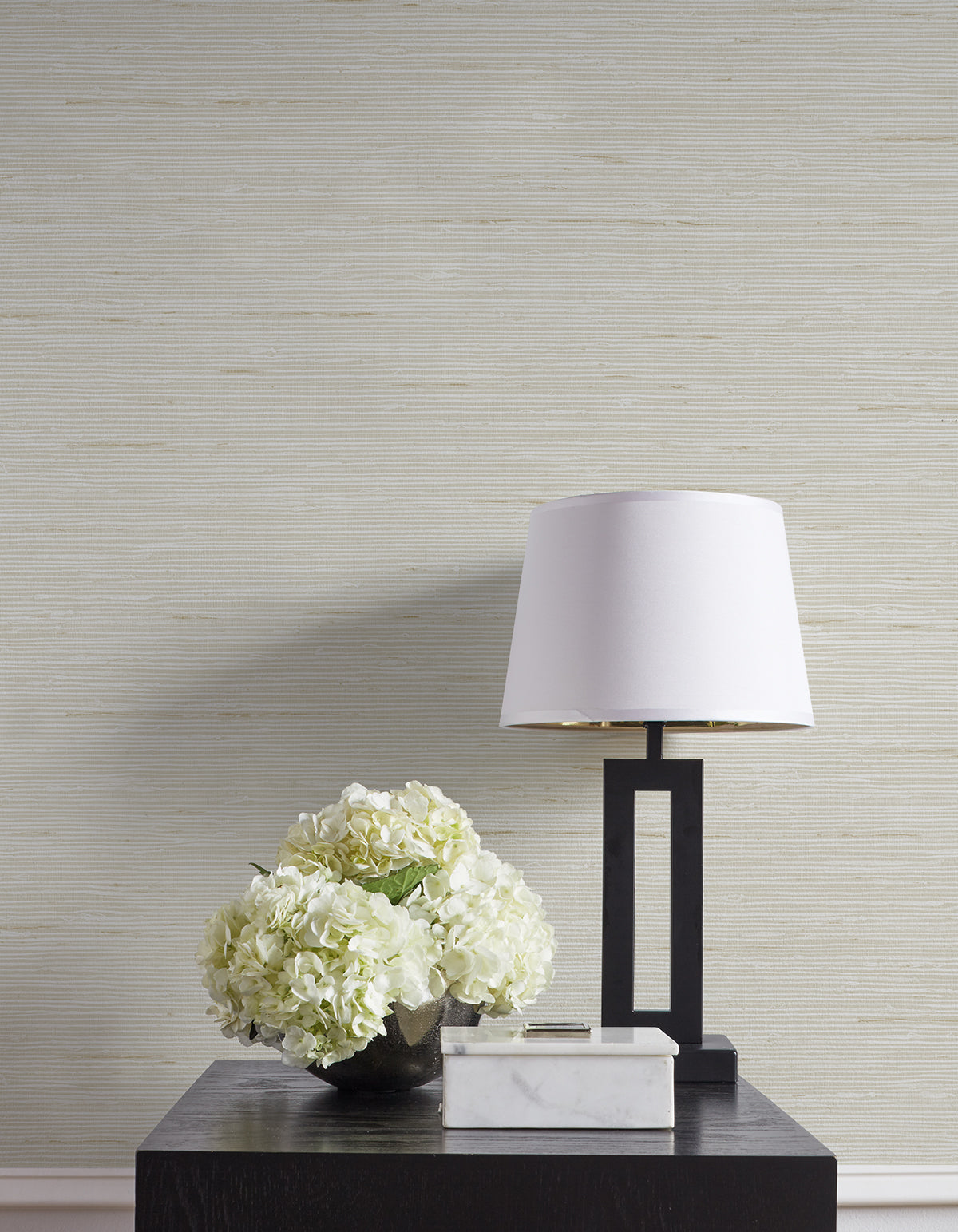 Vantaa Bone by A Lot More Textures Faux Grasscloth Wallpaper – Seabrook Designs CP90215