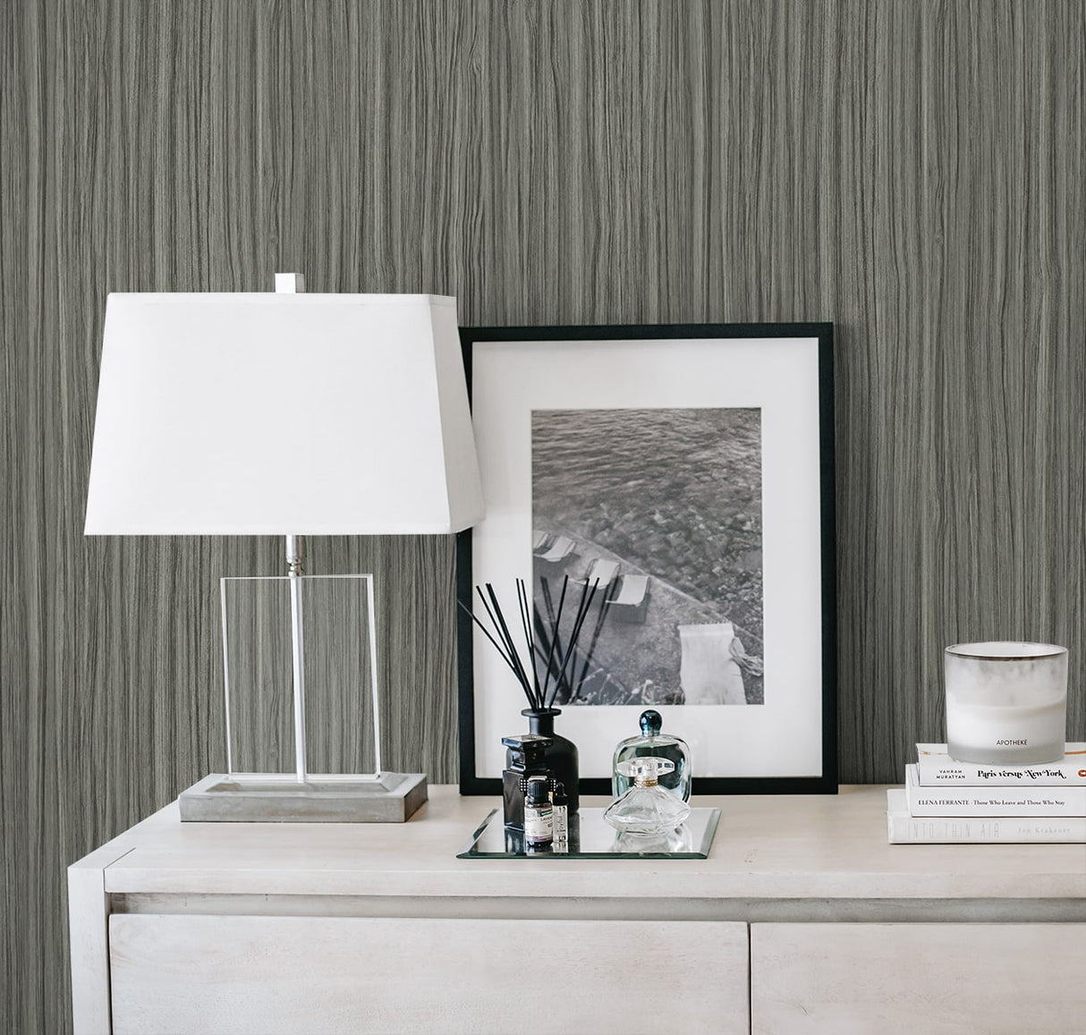 Salo Boulder by A Lot More Textures Stria Texture Vinyl Wallpaper – Seabrook Designs CP91708
