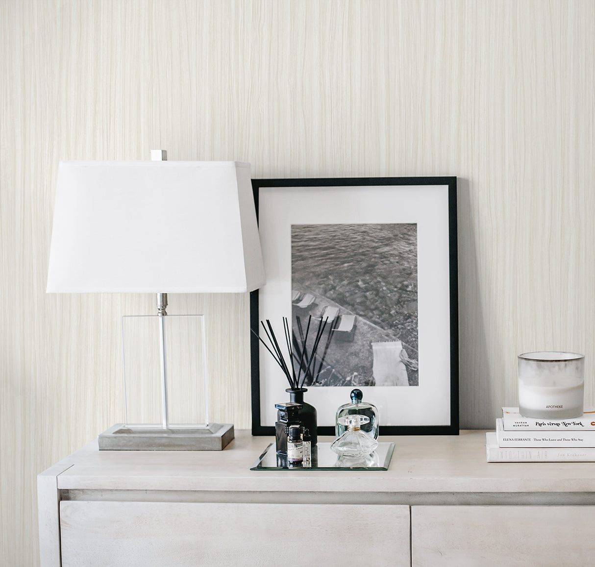 Salo Paper by A Lot More Textures Textured Stria Vinyl Wallpaper – Seabrook Designs CP91710