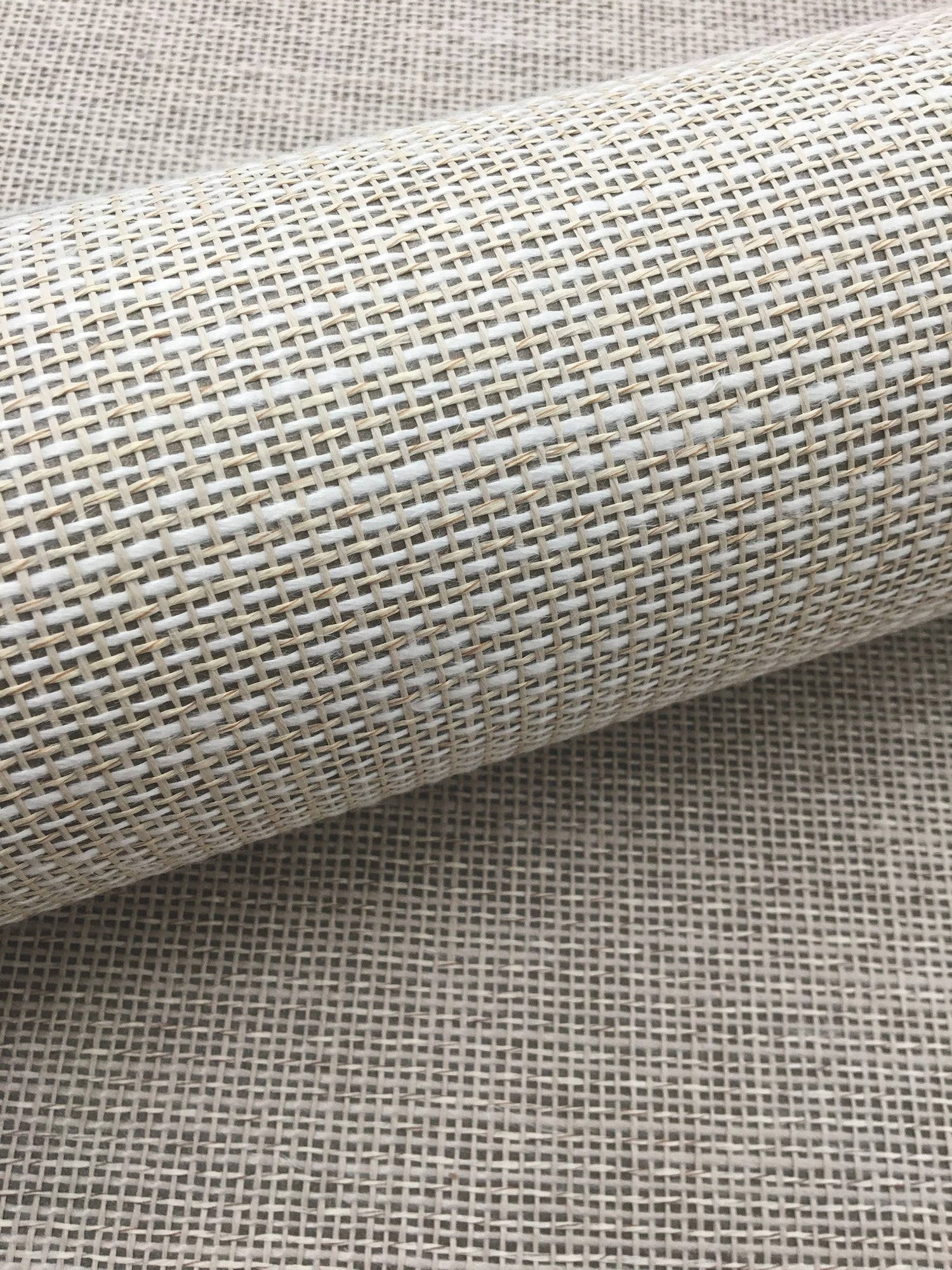 Madeira Wheat Paper Weave Wallpaper with Bohemian Textured Weave - York CR9201