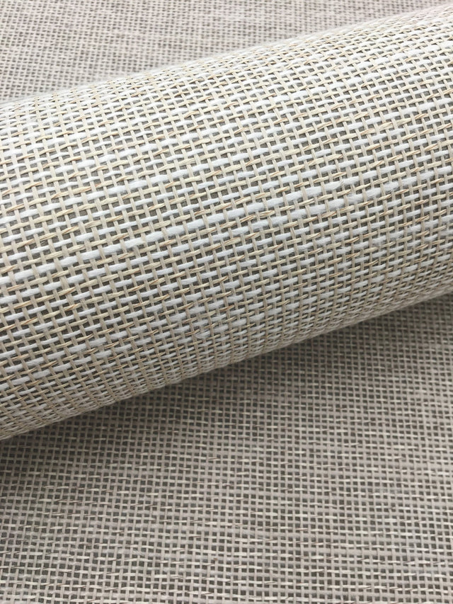 Madeira Wheat Paper Weave Wallpaper with Bohemian Textured Weave - York CR9201