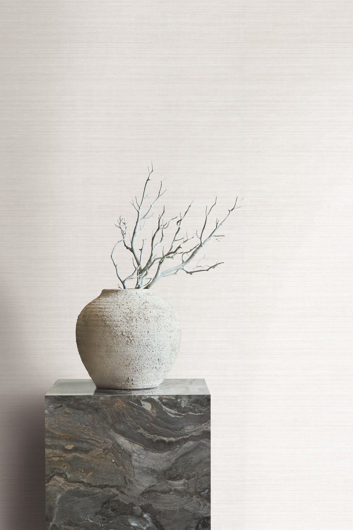 Monarch Silk Dune Wallpaper with Woven Silk Texture - York CR9245N