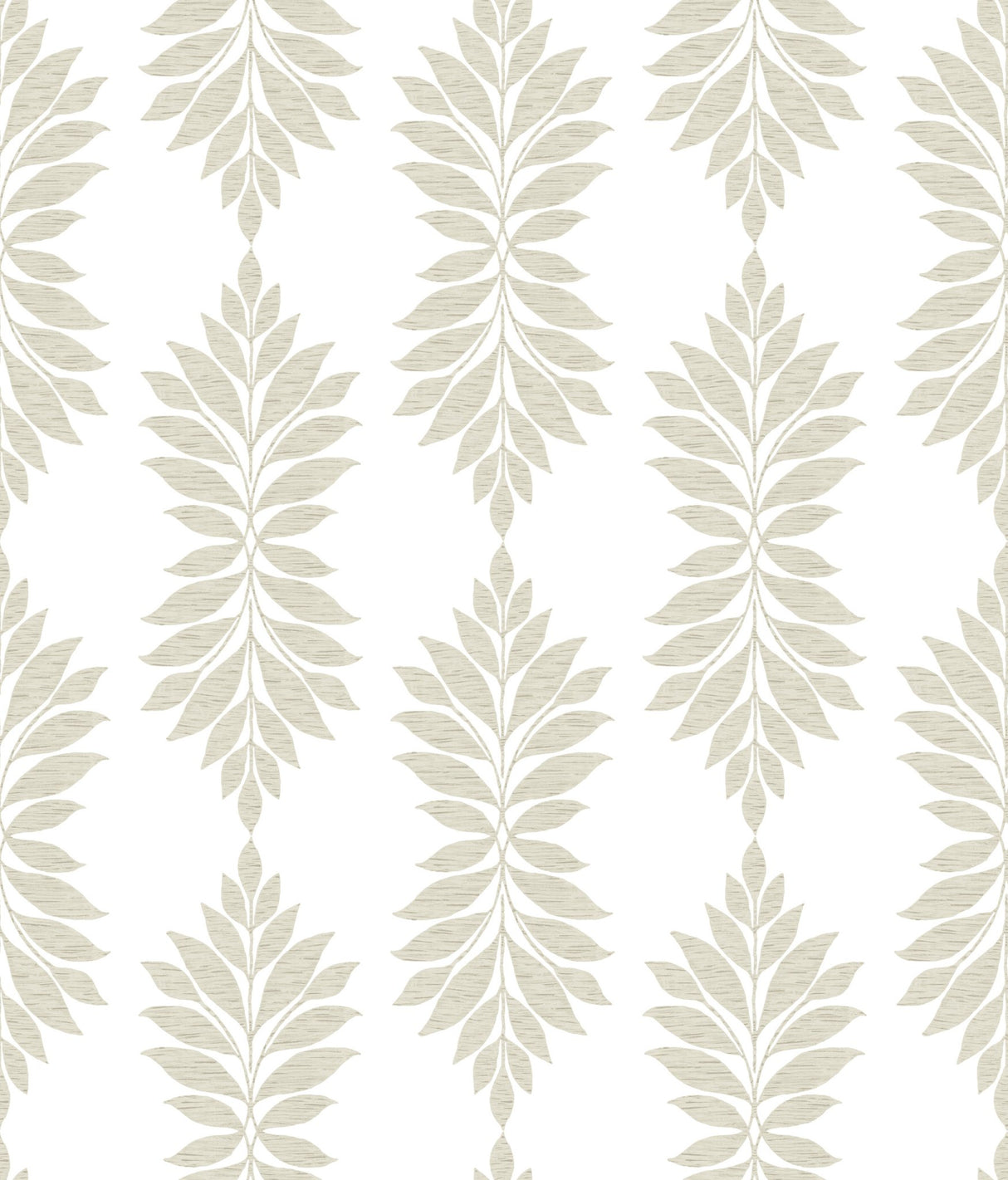 Broadsands Botanica Beige Wallpaper with Botanical Leaf Medallion - York CV4424
