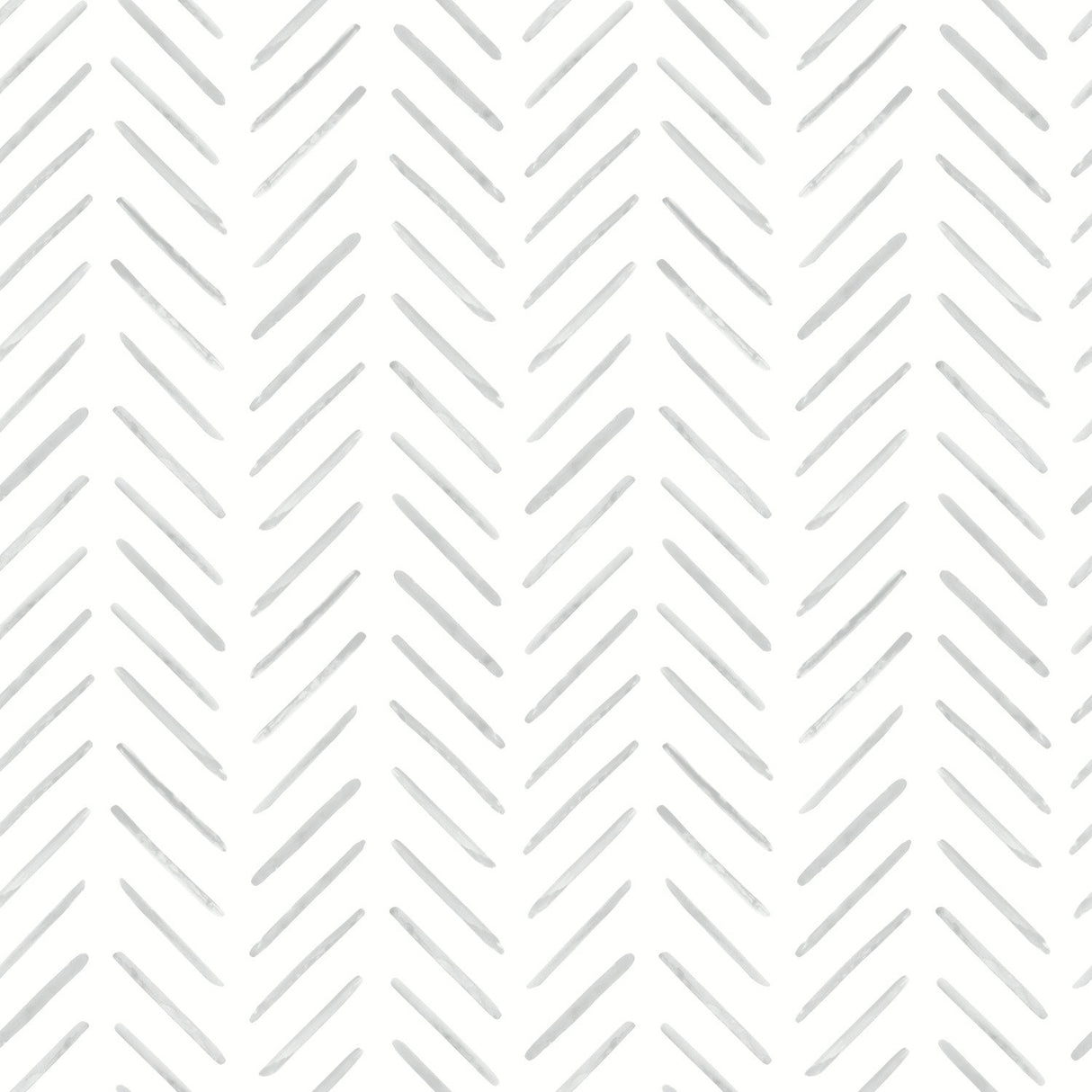 Painted Herringbone Grey Wallpaper with Small Prints Sure Strip - York CV4453