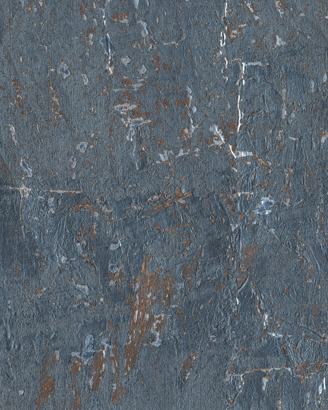 Cork Blue Textured Wallpaper with Natural Cork Motif - York CZ2480