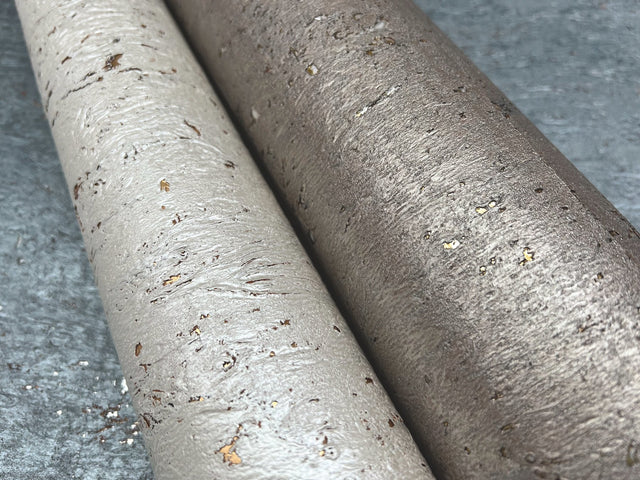 Cork Blue Textured Wallpaper with Natural Cork Motif - York CZ2480