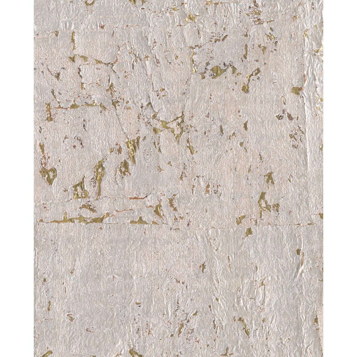 Cork Gold & Silver Metallic Wallpaper with Genuine Cork Texture - York CZ2482