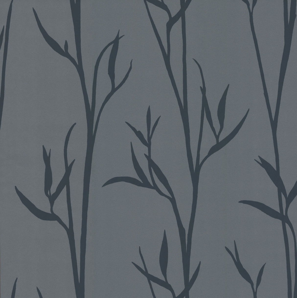 Matcha Blue Wallpaper with Botanical Bamboo Motif - York DA3510N