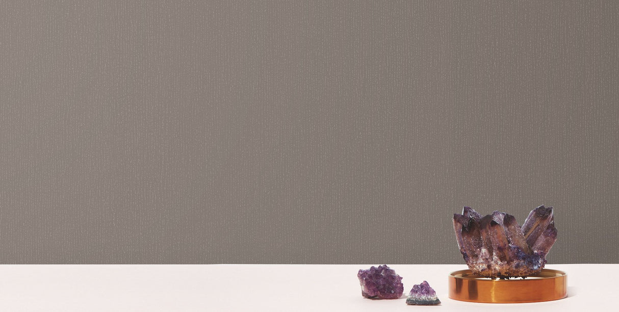 Radiant Juniper Brown Textured Prepasted Wallpaper - York DA3537N
