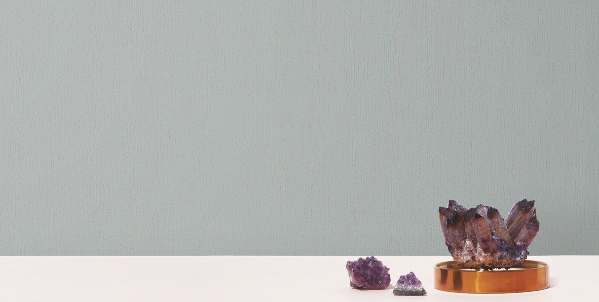 Radiant Juniper Blue & Grey Textured Prepasted Wallpaper - York DA3541N