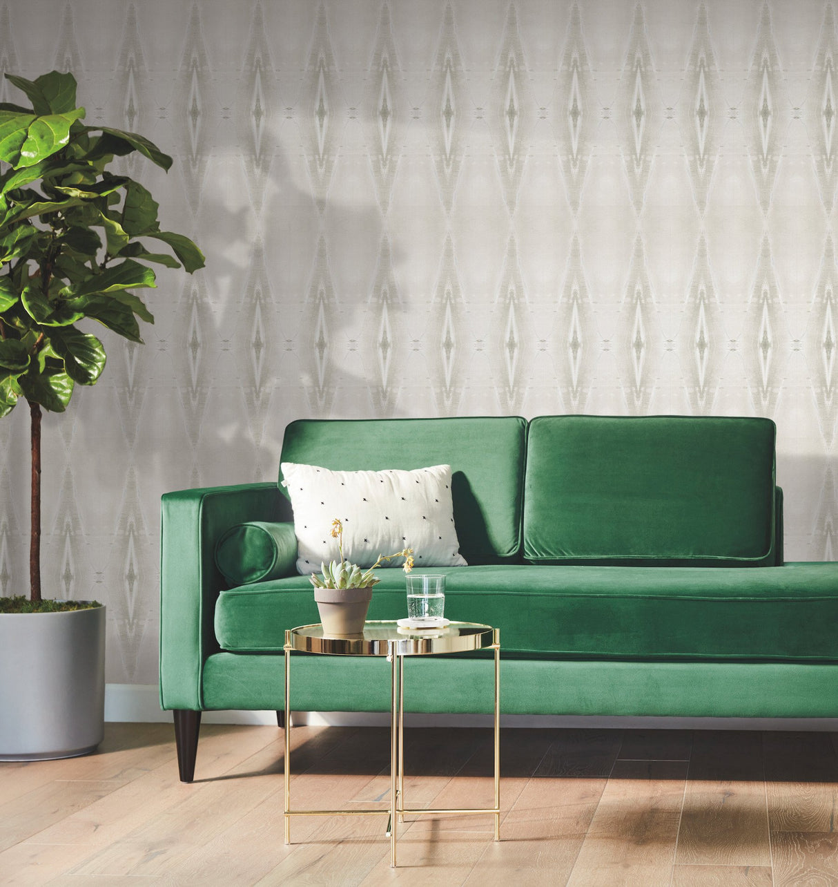 Origin Off White Geometric Modern Wallpaper - York DA3565N